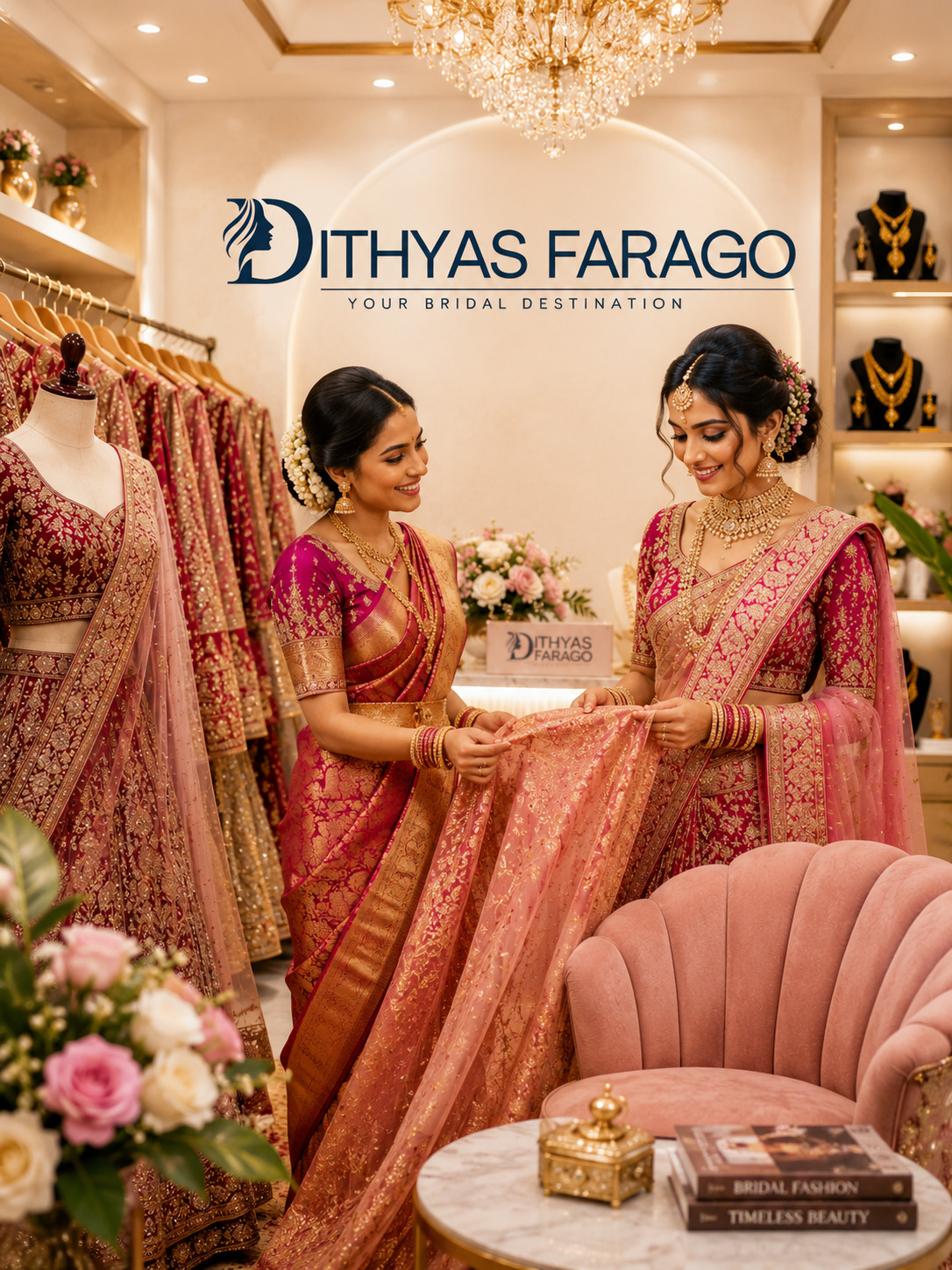 Premium bridal boutique services at Dithyas Farago Chennai